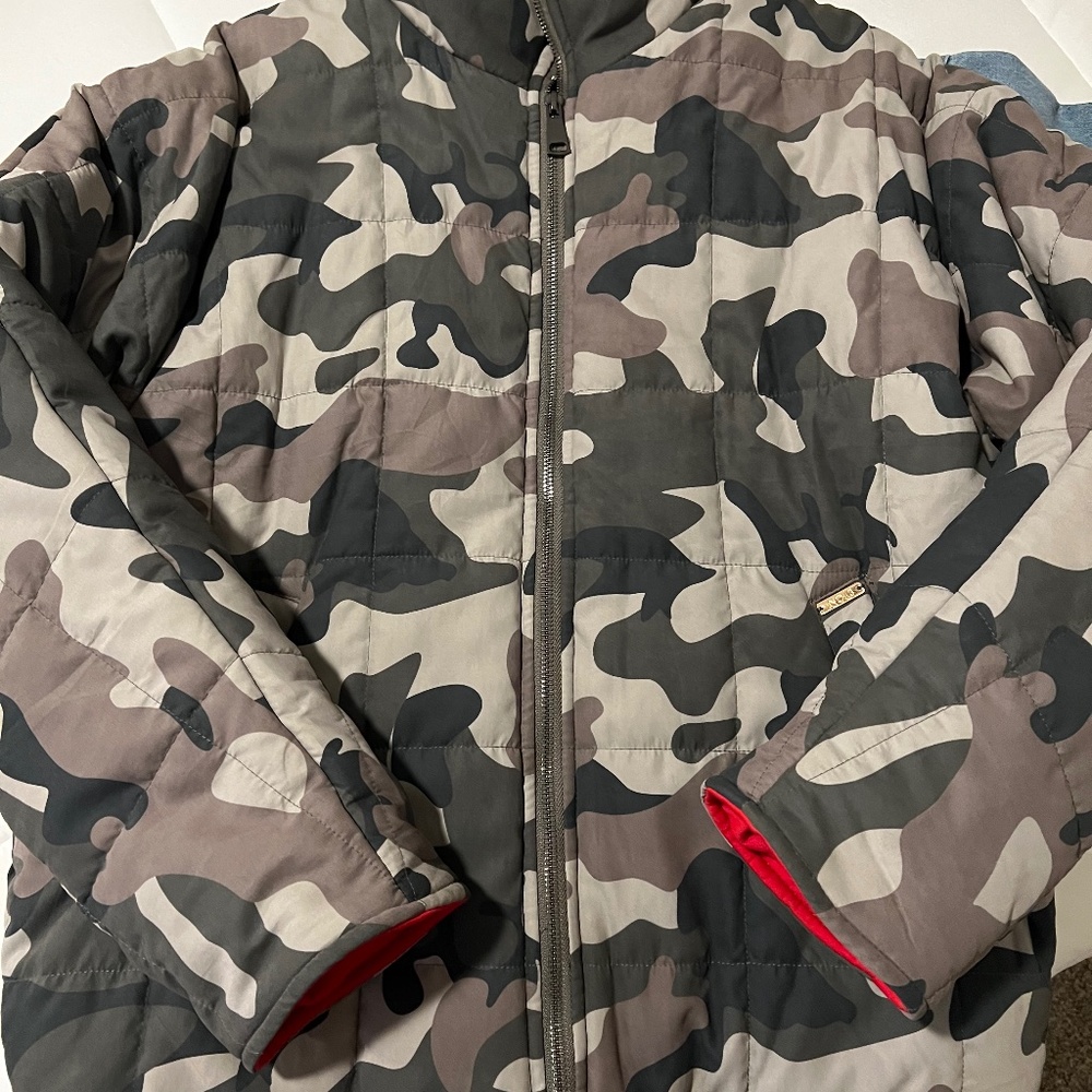 Detre camo puffer jacket